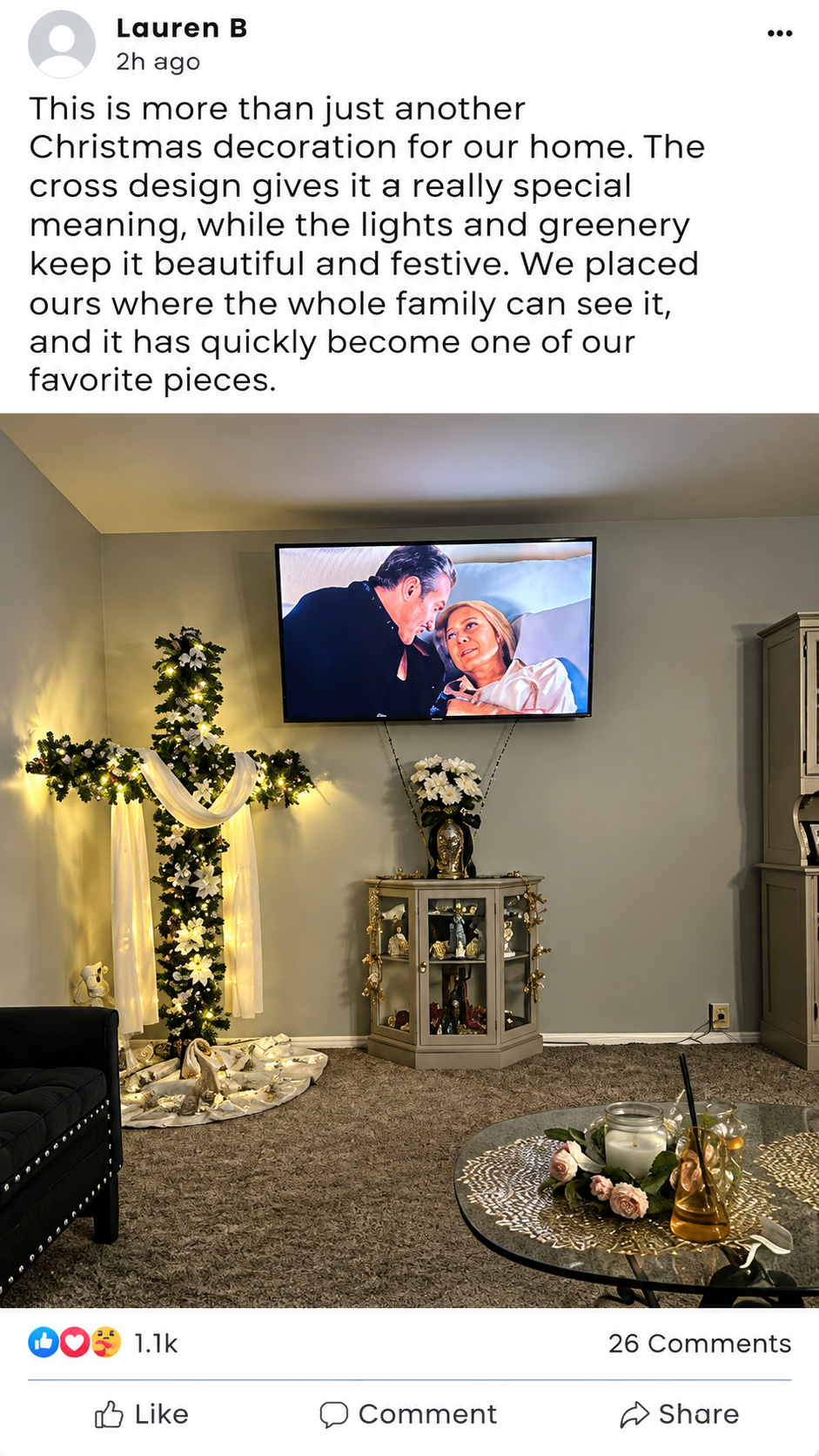 Customer testimonial photo